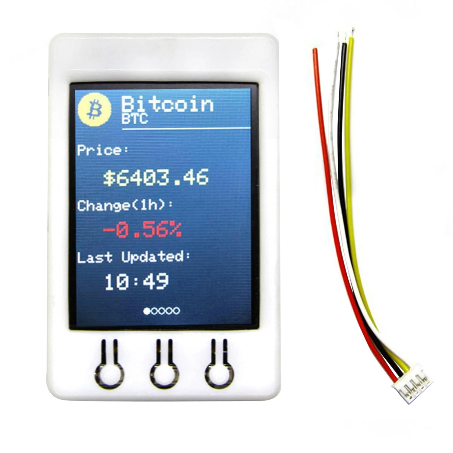 Ttgo T Watcher Btc тикер Esp32 2 дюйма 320X240 Tft дисплей модуль для Arduino Биткоин цена программы 4