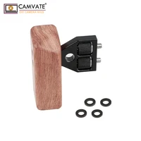 camvate dslr עץ ידית CAMVATE DSLR עץ עץ ידית אחיזה הר תמיכה DV וידאו קייג Rig C1242 אביזרים הצילום במצלמה (1)
