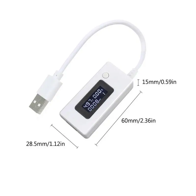 Измеритель тока с ЖК дисплеем USB измеритель мобильный телефон зарядка