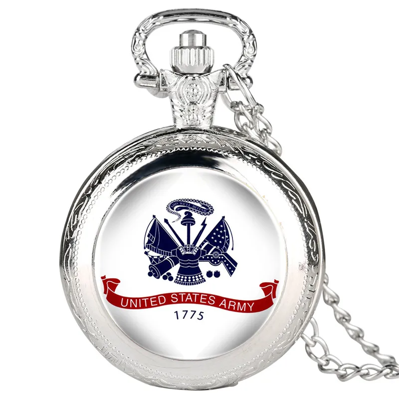 United States Army Fobs Mens Pocket Watch Pattern Pocket Watch Arabic Digital Alice in Wonderland Pocket 2