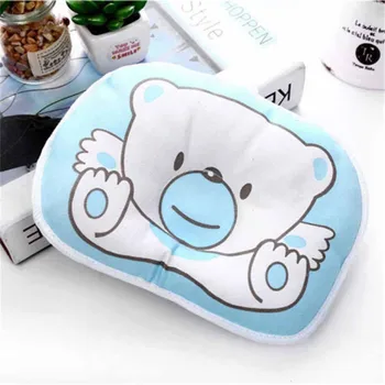 

Newborn Baby Anti Roll Pillow Infant Sleep Prevent Flat Head Support Cushion Bedding Soft Baby Pillows Animal Pattern Hot Sale