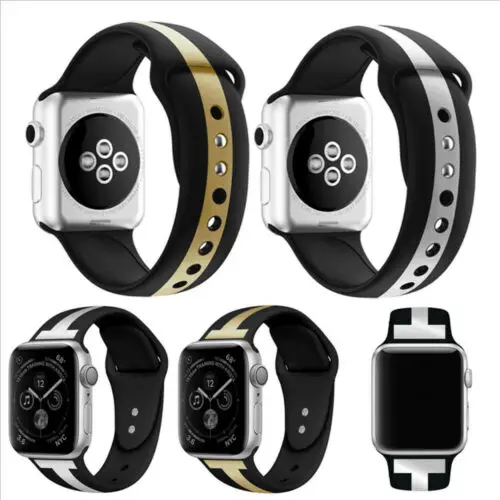 Ремешок силиконовый для Apple Watch iWatch Series 2 3 4 38/40/42/44 мм|Смарт-аксессуары| |
