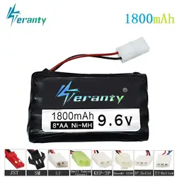 1800 mah 9,6 v Аккумулятор для машин на радиоуправлении 9,6 v 8 * никель-металл-гидридная батарея аа для дистанционного управления электрические