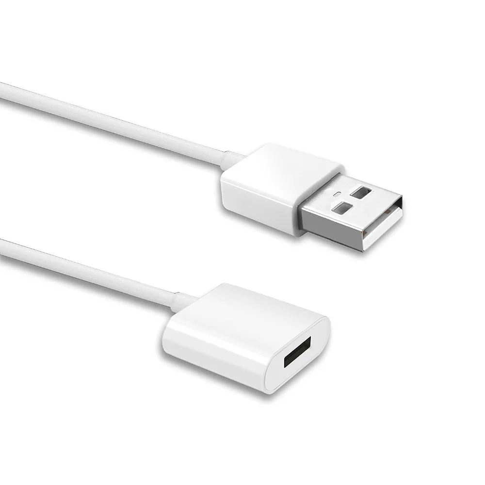 1 м карандаш кабель с переходником для зарядного устройства для iPad Pro 12,9, 10,5 дюймов, для мужчин и женщин Удлинительный usb зарядный шнур для топ с рисунком «Яблоко» iPencil