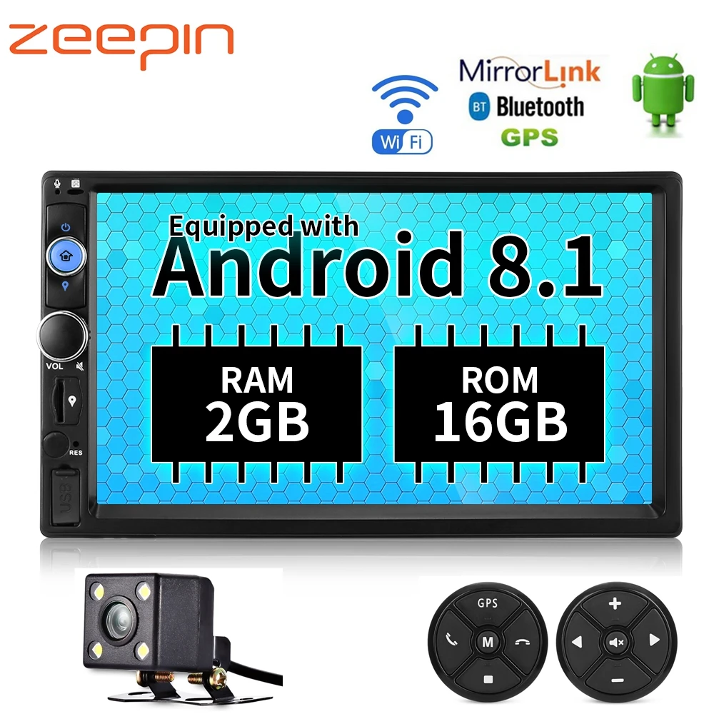 Android 8 1 WiFi 4G Автомобильный мультимедийный плеер для Nissan VW 7 &quot2 Din gps навигация Авто