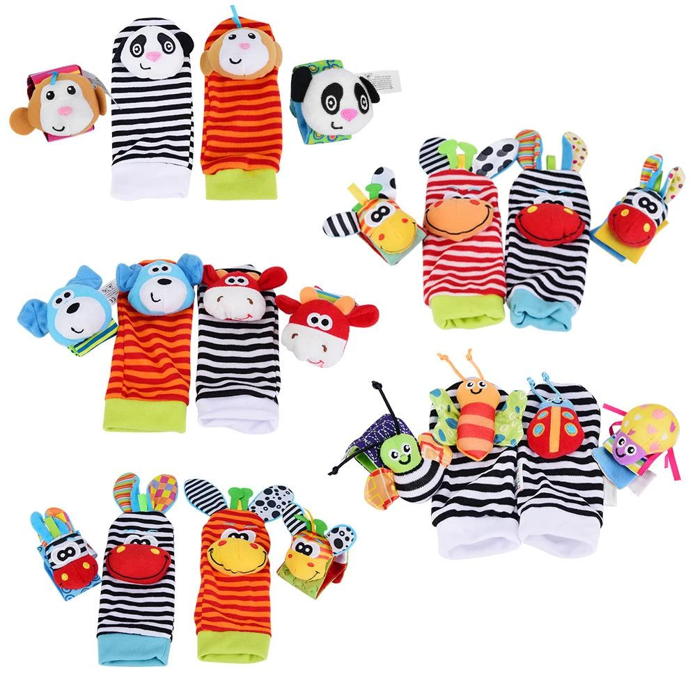 infant rattle socks