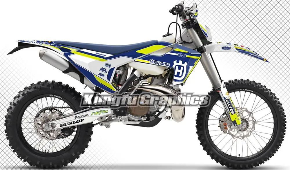KUNGFU графические наклейки MX на заказ набор обертывания для Husqvarna TE FE TC FC TX FX 125 250 300