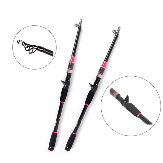 Cheap OLOEY  Carbon Telescopic Fishing Rod Travel Spinning Set Fly Combo Ultra Light Winter Pen Jigging Lure Trolling Rods