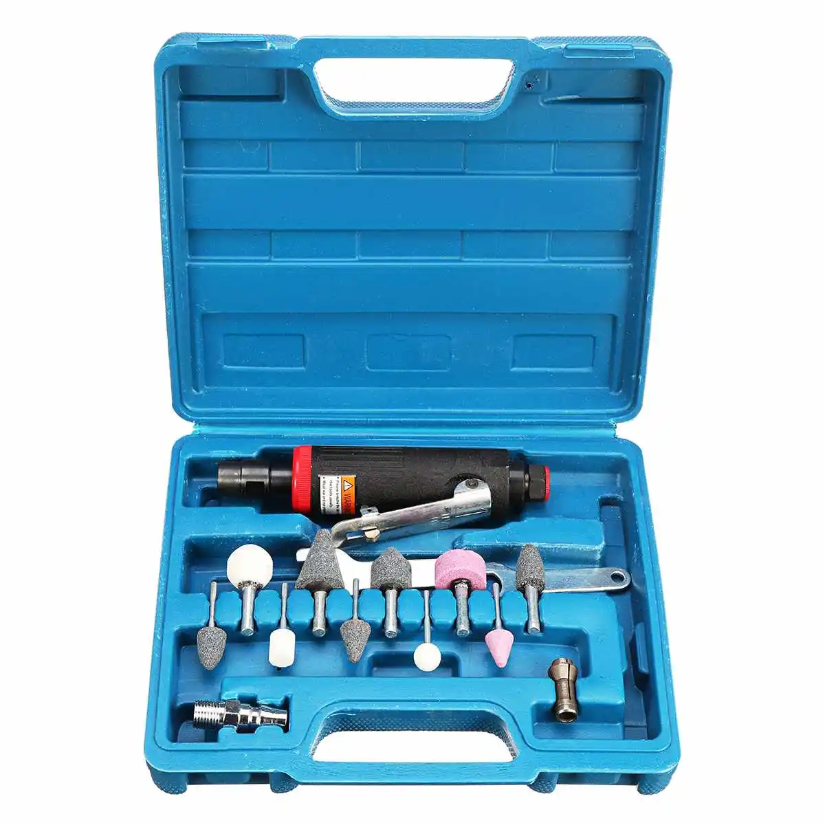 

1 Set 1/4" Pneumatic Die Grinder Tire Repair Tools Kit Polishing Carving Air Compressor Sander Grinding Power Tools Storage Box