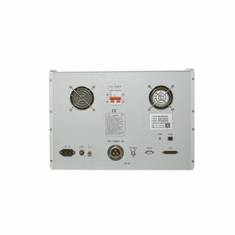Встретить EN/IEC61000 4 5 Стандартный всплеск импульсов иммунитет тестирования 6KV