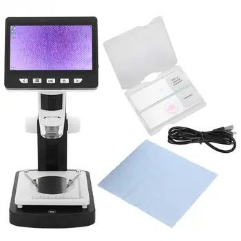 

Portable 1000X HD 1080P 8-LED 4.3 TFT Display Digital Microscope Comes With a Metal Platform