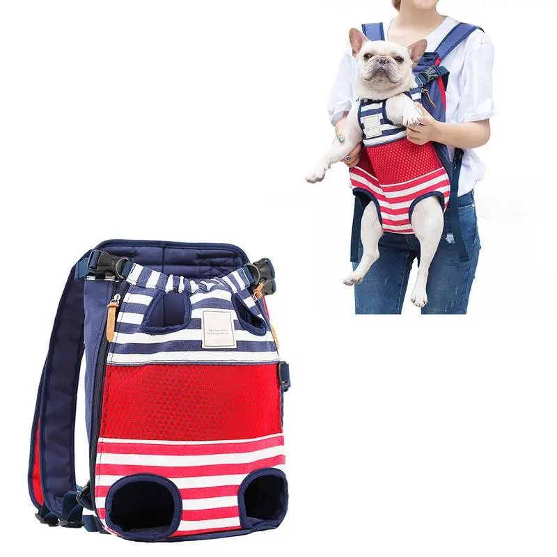 Pet Backpack Carrying Dog Backpack Travel Large Bags Front Chest Holder For Puppy Chihuahua Pet Dogs Cat Outdoor Supplies DH