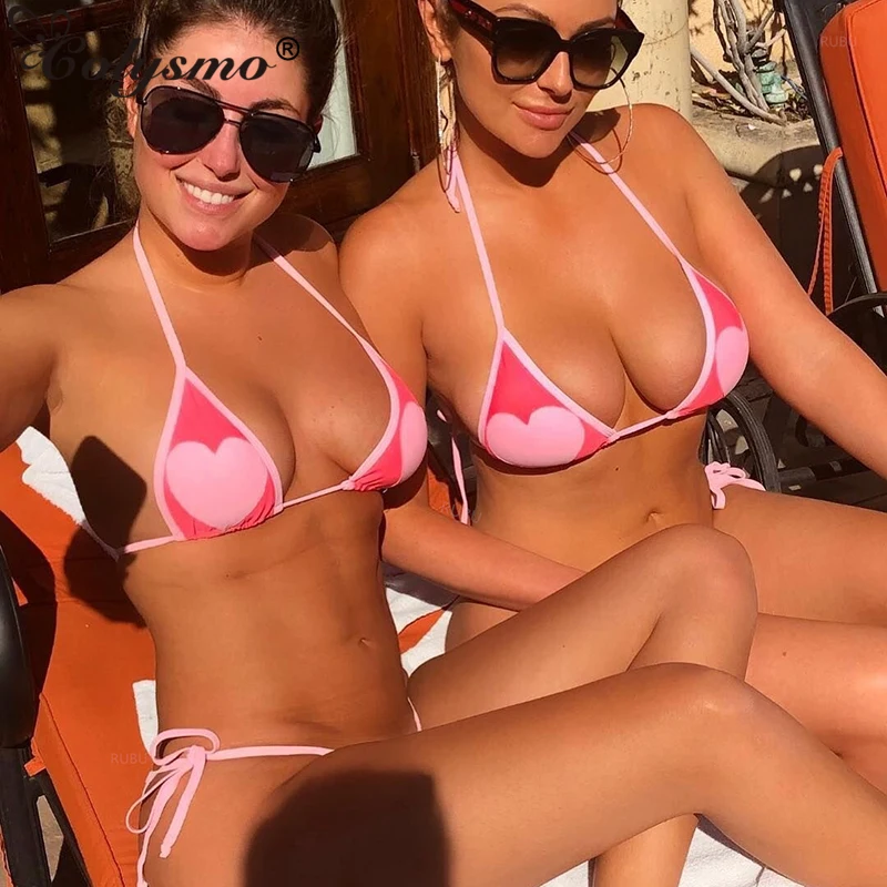 

Colysmo Sexy Swimwear Women Backless Padded Bra Micro Bikini Set 2019 Summer Swimming Suit For Women Casual Beach Bathing Suit