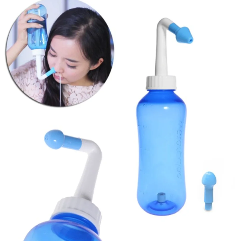 

New Born Neti Pot Nose Wash System for Adults Children Nasal Nose Wash Yoga Detox Sinus Allergies Relief Rinse Safety Baby Care