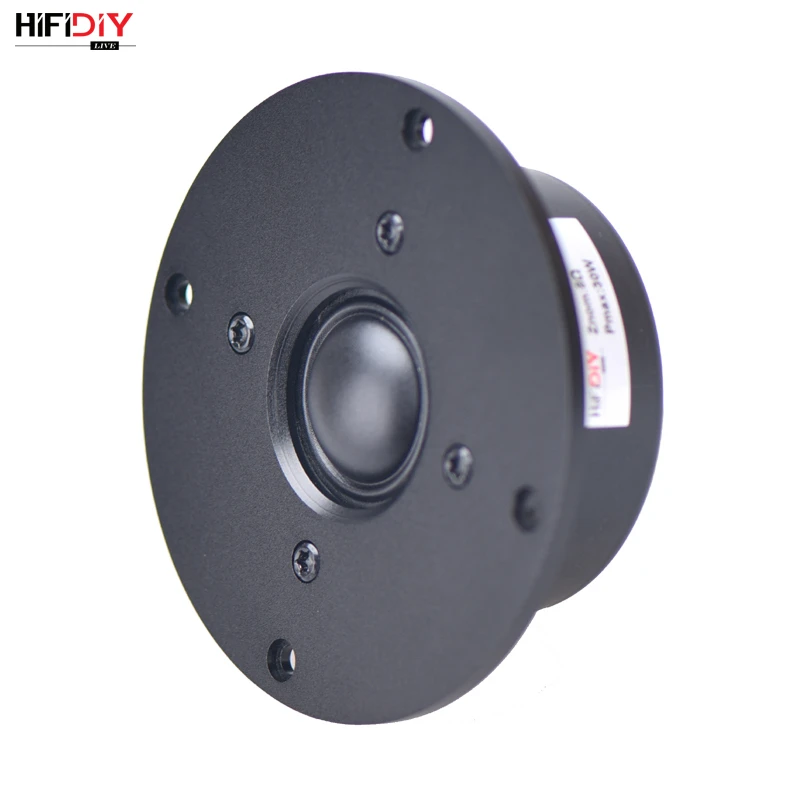 HIFIDIY в прямом эфире Hi Fi 4 дюйма 5 твитер Динамик блок черный Шелковый мембрана 8OHM 30