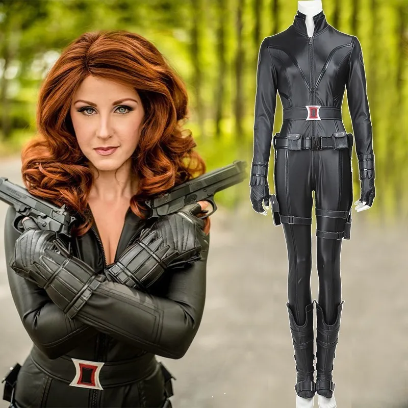 Black Widow Costume Disguise Women The Avengers 1 Natasha ...