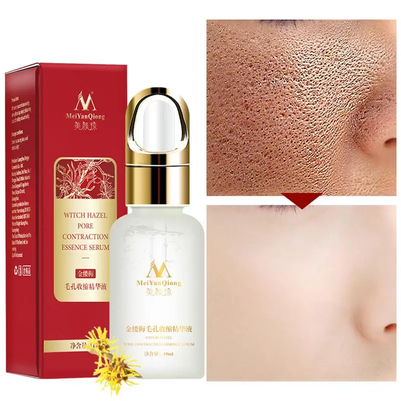 

10ml Witch Hazel Pore Reducing Essence Firming Skin Deep Moisturizing Brightening Skin Facial Repair Essence