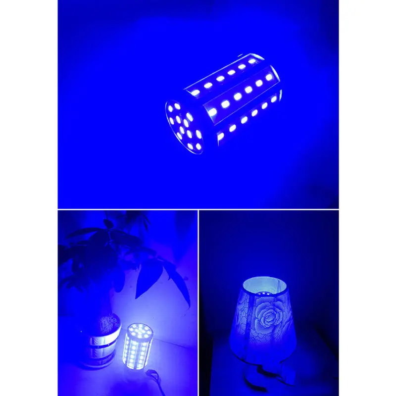 E27 10 W светодио дный Кукуруза лампа свет яркий Красный Зеленый Синий Home Decor 110 V 220