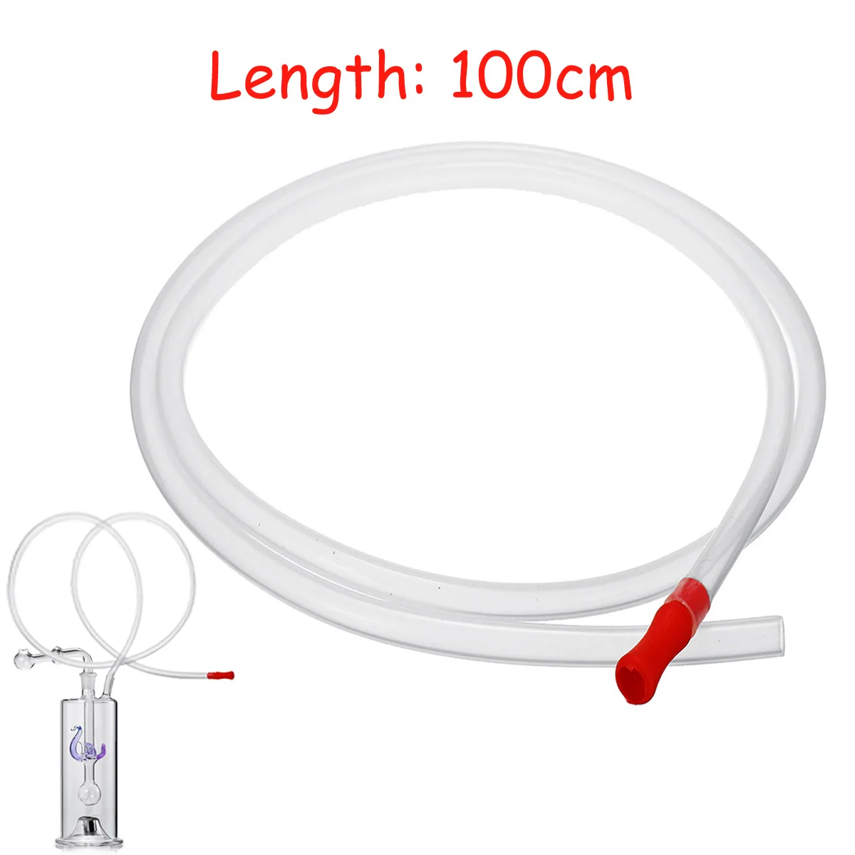

YKPuii New 1m Transparent Hookah Hose Rubber Hose hookah Pipe Tubes Tools Shisha Smoking Pipe Tube Hookah Accessories