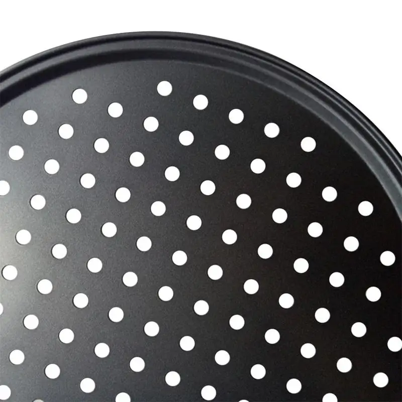 2PCS Baking Utensil 12-inch User-friendly Pizza Baking Pan Non-stick Cooking Dishes 2PCS Baking Utensil 12-inch User-friendly Pizza Baking Pan Non-stick Cooking Dishes
