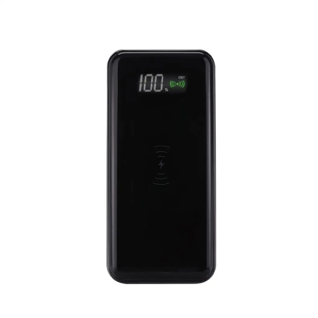 

30000 Mah High Quality Power Bank Mirror Digital 2.1A Display Emergency Power USB Charger General USB Data Cable