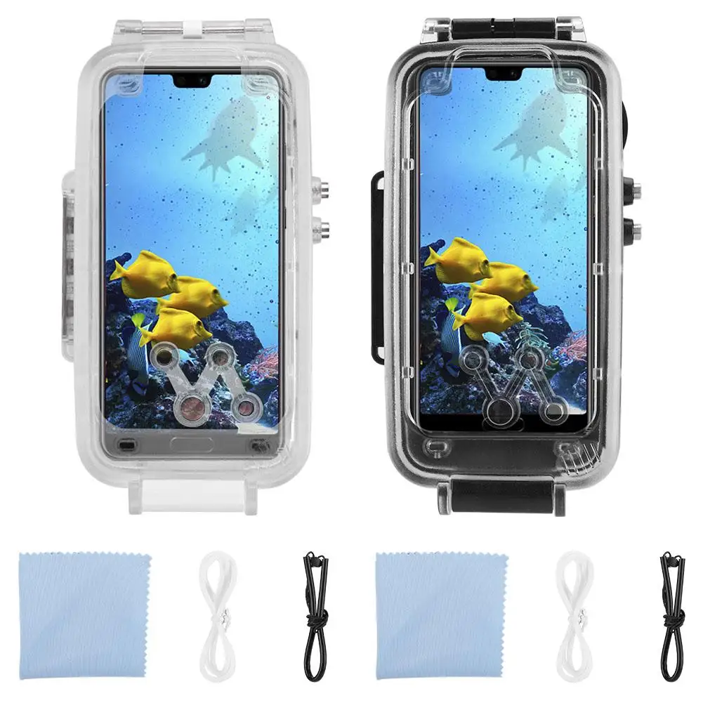 

Diving 40m Waterproof Mobile Phone Protection Case Cover for Huawei P20/P20 Pro Mobile Phone