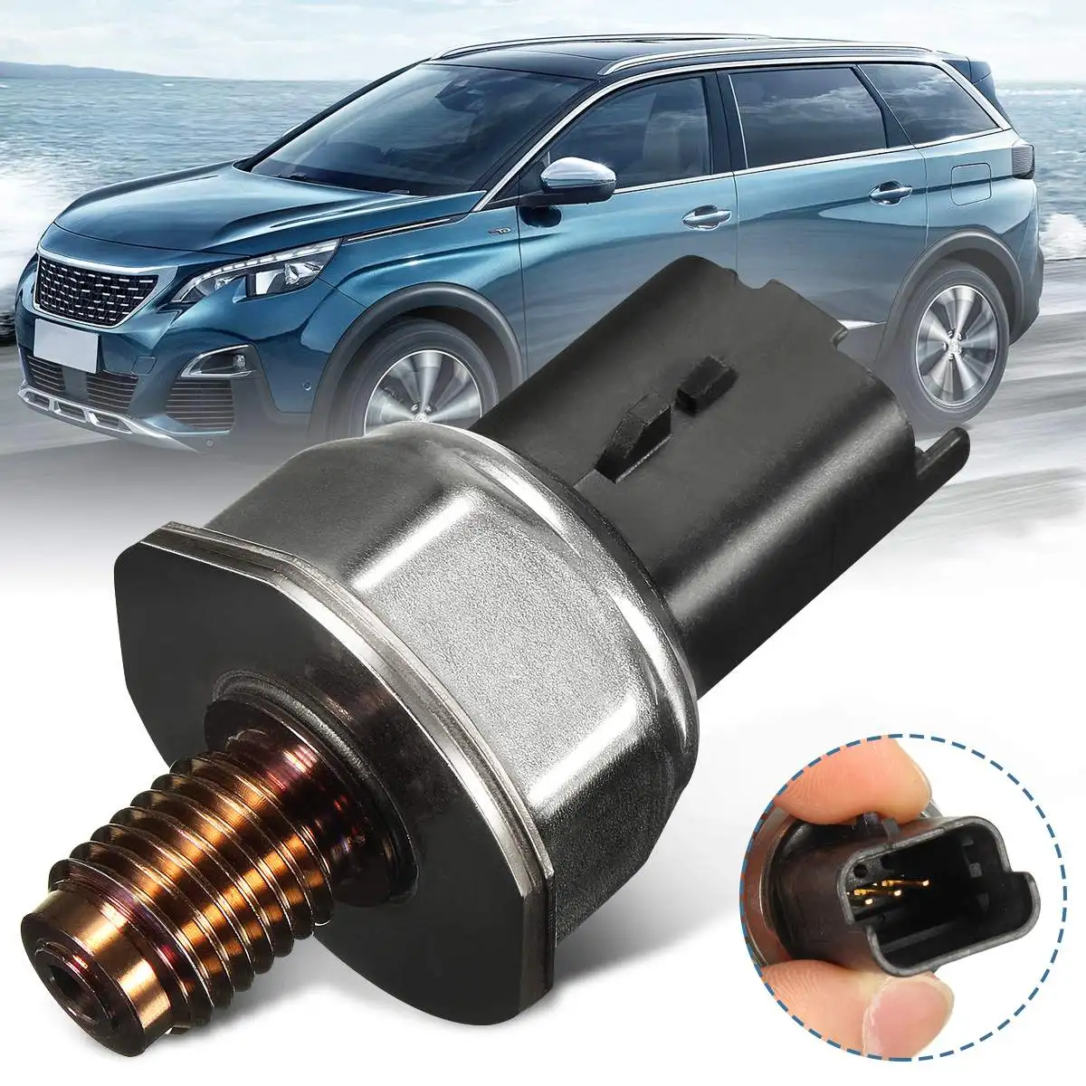 Long Body FUEL RAIL PRESSURE CAPTEUR POUR PEUGEOT FOR CITROEN 306 XSARA 2.0 HDI OEM 0281002283