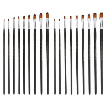 

9pcs Nylon Hair Oil Paint Drawing Brushes for Kids DIY Watercolor Oil Acrylic Painting Art Pen Set Supplies