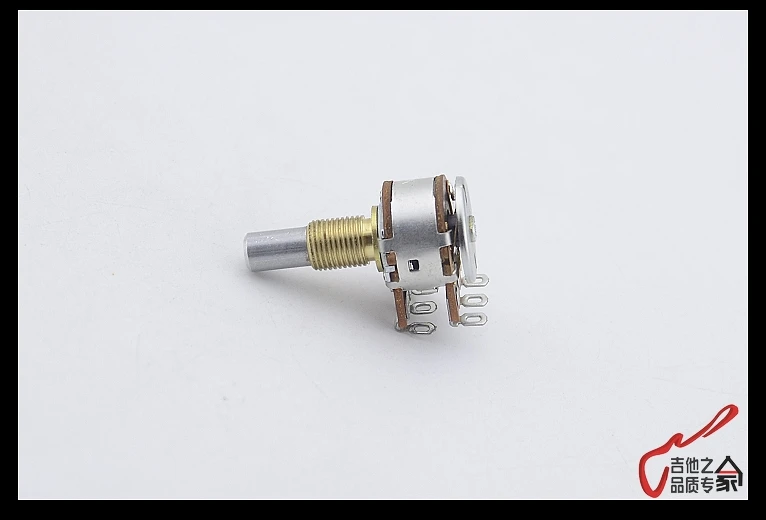 Guitar Potentiometer 1 Piece MN250K/MN500K Brass Bushing Solid Shaft Dual Blend Balance Potentiometer(POT) With Center Detent MADE IN KOREA