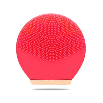 

Electric Vibration Facial Cleansing Brush Face Skin Blackhead Remover Pore Cleanser Waterproof Silicone Face Massager for Women