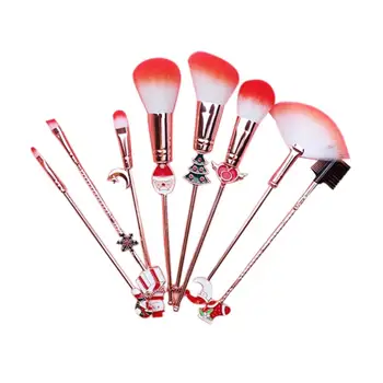 

8PCs Beauty Makeup Brush Christmas Beauty Girl Magic Wand Facial Contour Beauty Grooming Makeup Tools