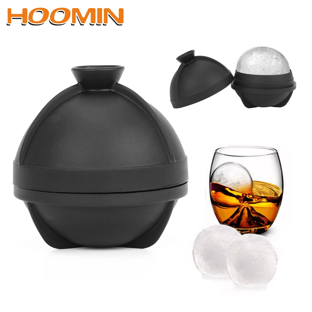 HOOMIN Sphere форма для льда 3D виски вино Коктейльная силиконовая кубиков хоккейная