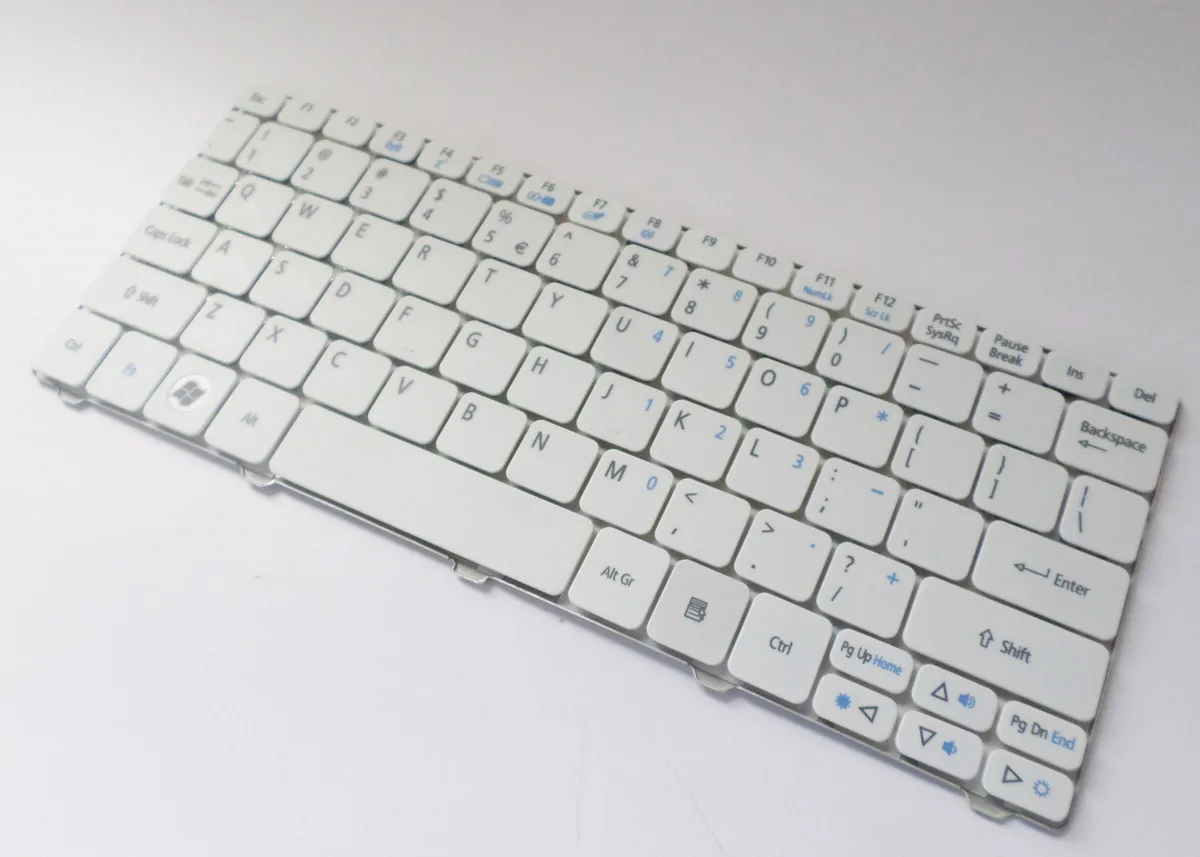 Новинка для ноутбука ACER KBI100A026 клавиатура нетбука 9z. N3k82.5000 V111102AS1 532 532H AO532 белый |
