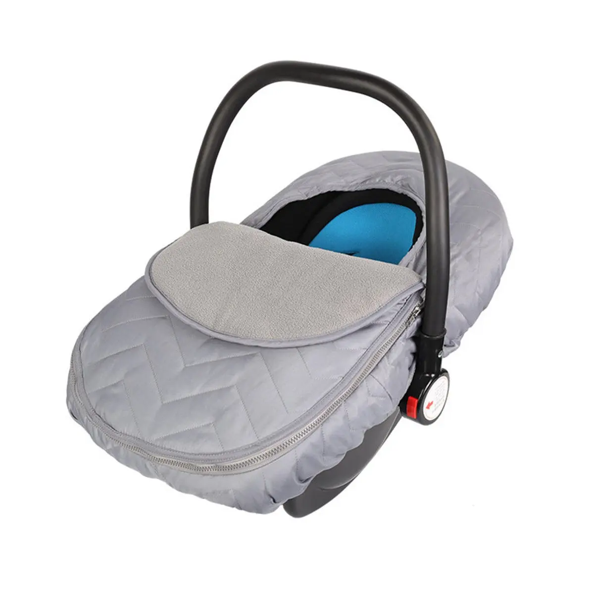 38x58cm Newborn Infant Car Seat Cover Polyester Travel Carrier Winter