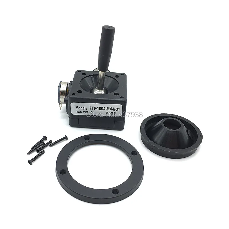 

Free Shipping 360 Degree 2-axis Sealing 10K Joystick Potentiometer Won't Self Reset for Lighting Console Without Switch