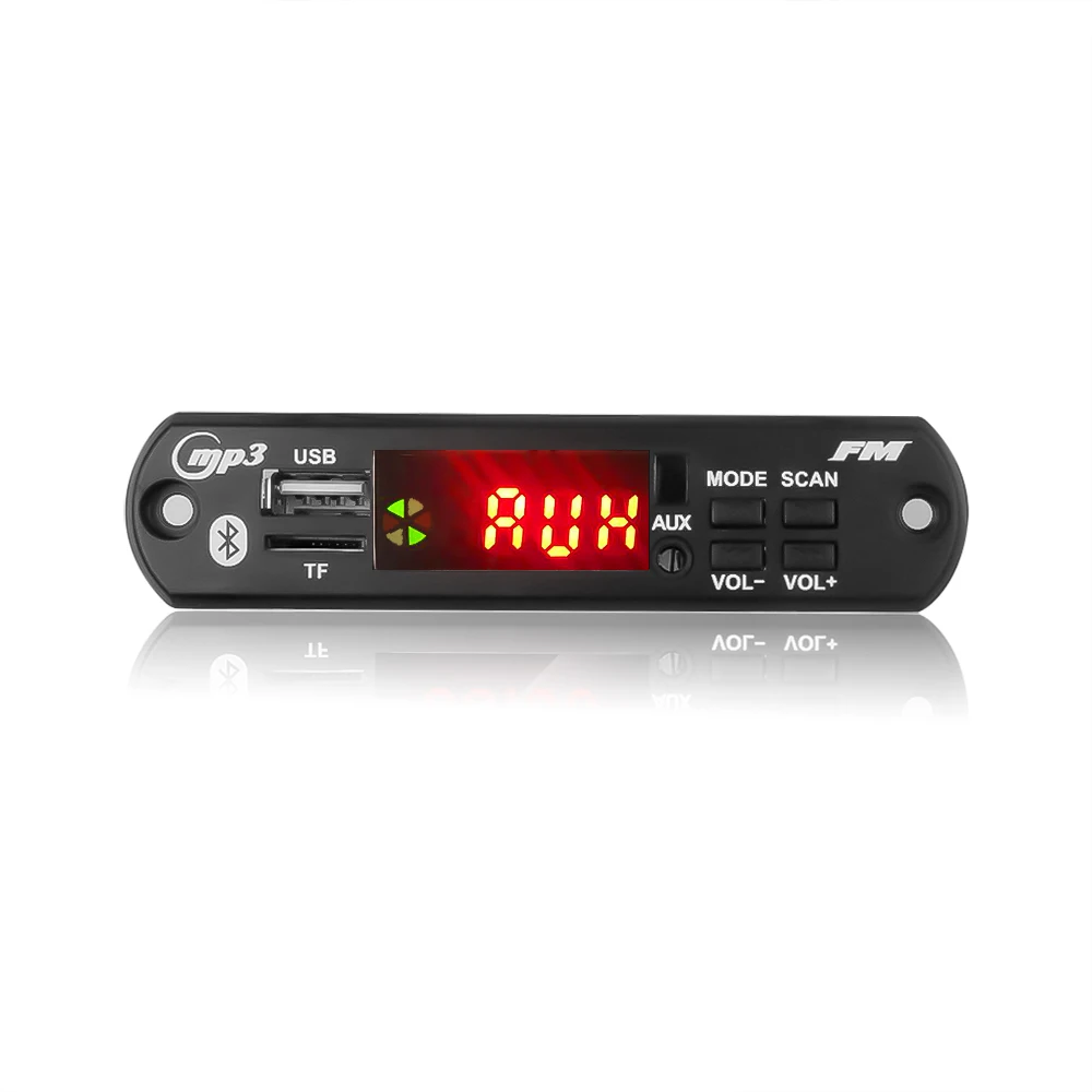 Цветной экран Автомобильный Bluetooth MP3 WMA USB/TF/FM/AUX декодер плата пластина 5 в 12 В аудио модуль Автомобильный MP3 динамик аксессуары