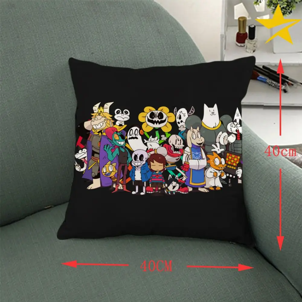 Suncomics 40*40 см игра Undertale полиэстер наволочка квадратная для спальни дома или офиса