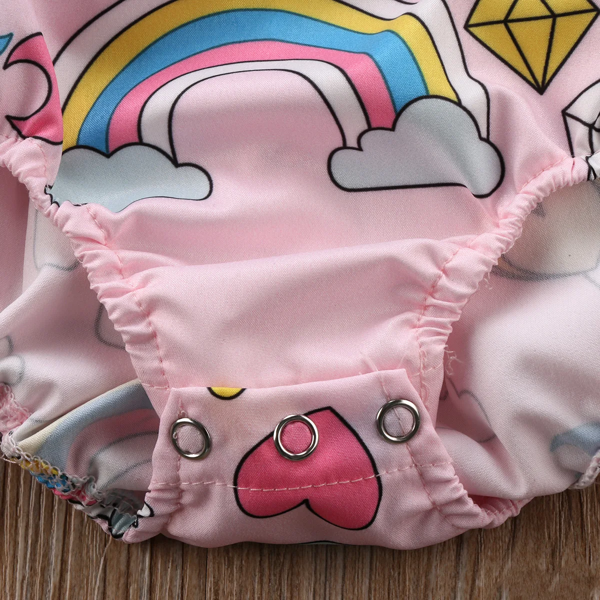 Emmababy новорожденных с открытой спиной для маленьких девочек Единорог комбинезон боди Детские комбинезоны Комплект одежды на лето на возраст от 0 до 24 месяцев