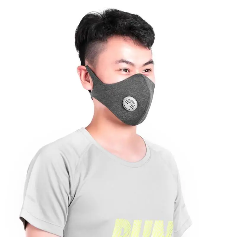 

Winter Unisex Breath Valve Mouth Mask Cycling Warm Anti Dust Pollution Filter Respirator