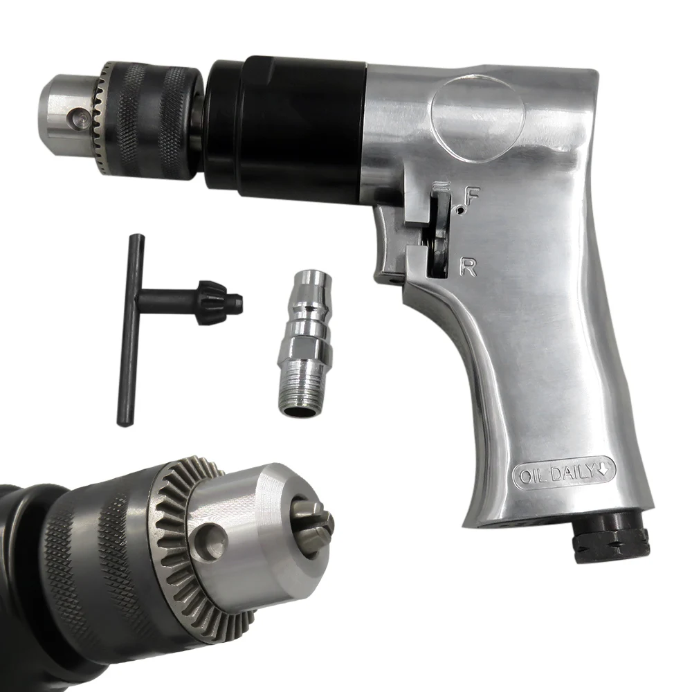 

Air Drill KP-550 KKmoon Air Drill Drilling Machine Reversible Tool for Hole Speed Adjustable Power Tool