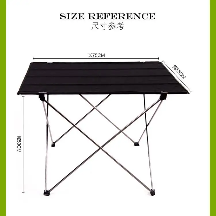 

Outdoor Ultralight Portable Folding Desk Aluminum Alloy Table For Fishing Picnic Durable Folding Table Desk