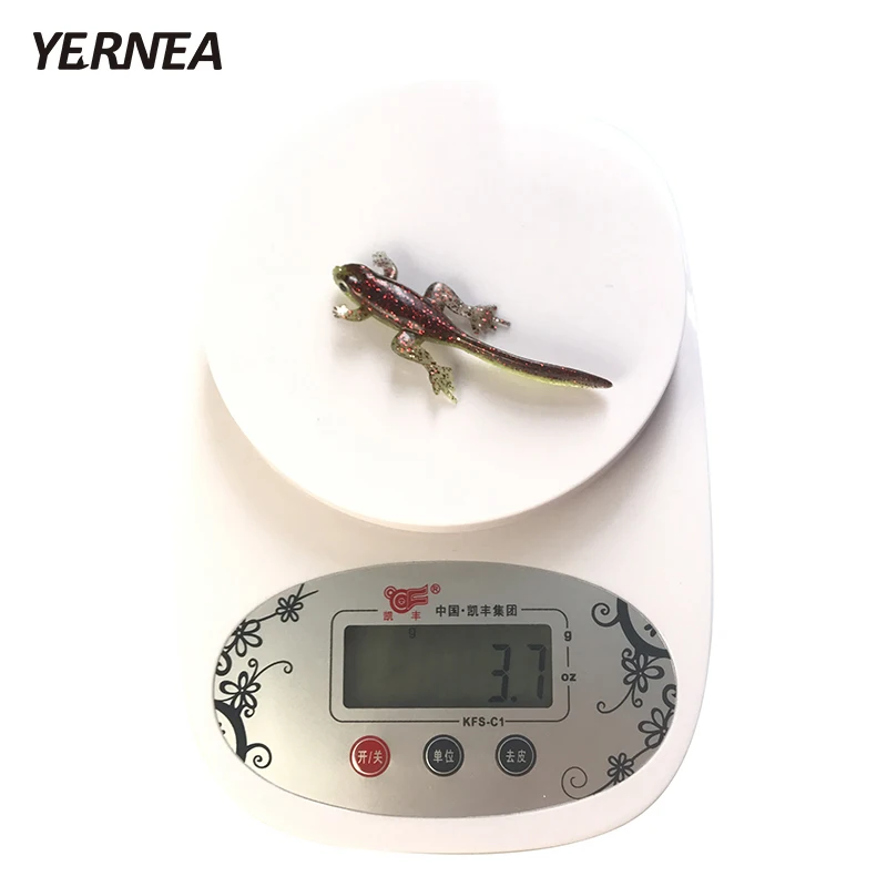 Yernea 1 шт. 3 7g 4 цвета Мягкая рыболовная блесна в виде лягушки Головастик приманка