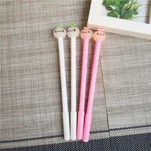 Корейские креативные гелевые ручки канцелярские милые 0,5 мм черные чернила нейтральная ручка офисные и школьные принадлежности