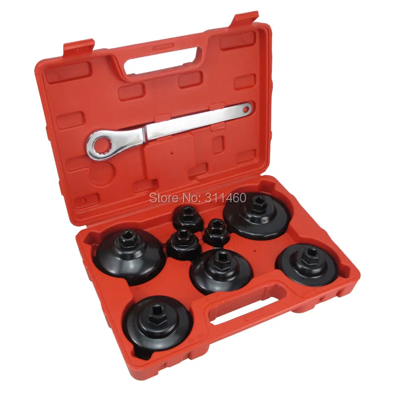 9pcs Oil Filter Wrench Socket Cap Removal Tool Kit for Mercedes BMW Audi VW GM