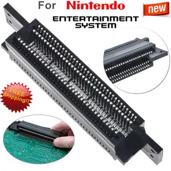 

72 Pin Replacement Connector Cartridge Slot For Nintendo Nes 8 Bit System Accessories Cables 30A26