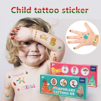 

200pcs+/box Cartoon Children Tattoo Sticker High Quality Waterproof Stickers Birthday Gifts For Kids Party Gifts Funny Toys