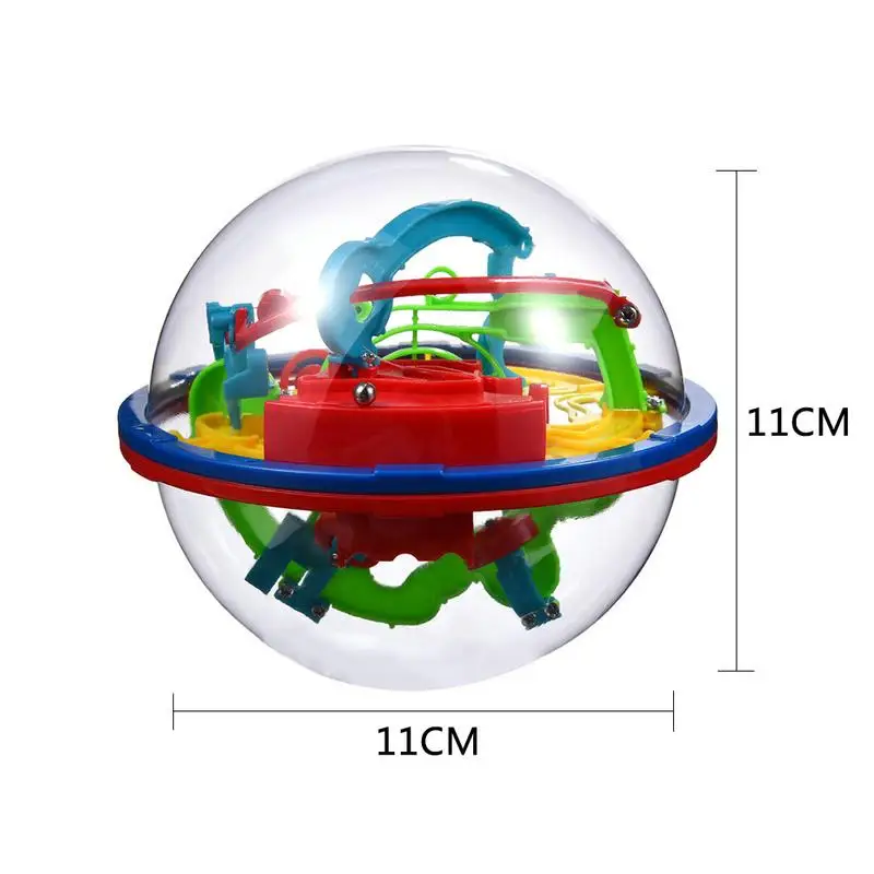 3D магический лабиринт шар 100 уровней большой 3D Интеллектуальный НЛО лабиринт мяч раннего возраста развивающие игрушки прокатный шар головоломка игра игрушки