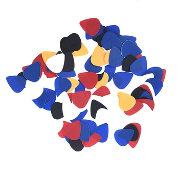 

100pcs 0.58 - 0.86 mm Assorted Color Plectrums Plastic Guitar Picks