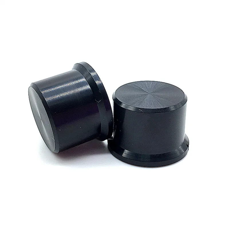 

5pcs D Axis Black Plastic Switch Caps 25x17mm Potentiometer knobs Encoder Switch Half Shaft
