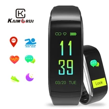 Fitness Bracelet KR02 IP68 Waterproof GPS Smart Band Heart Rate Monitor Watch Activity Tracker for Xiao Mi Android IOS Phone цена Fitness Bracelet KR02 IP68 Waterproof GPS Smart Band Heart Rate Monitor Watch Activity Tracker for Xiao Mi Android IOS Phone цены онлайн